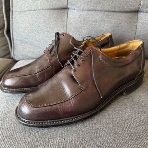 Van Bommel Men’s Brown Leather Dress Shoes Size 9.5 Made‎ in Netherlands